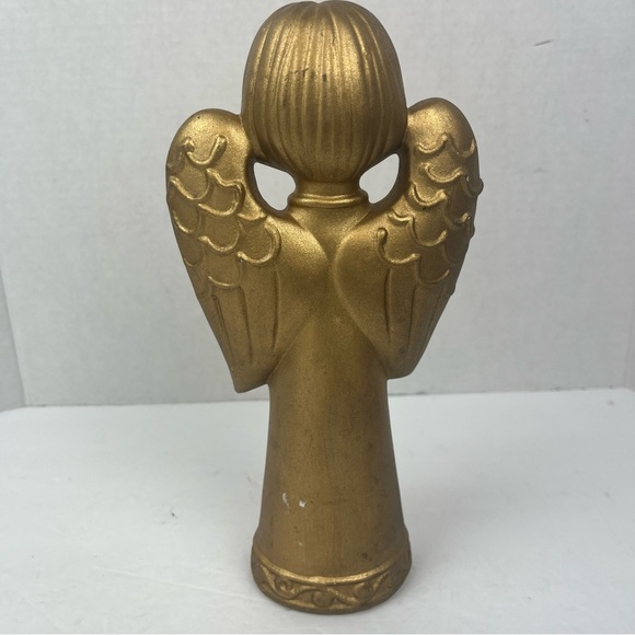 70s vintage gold ceramic Angel-MCM,kitschy-10.5” - Picture 5 of 12